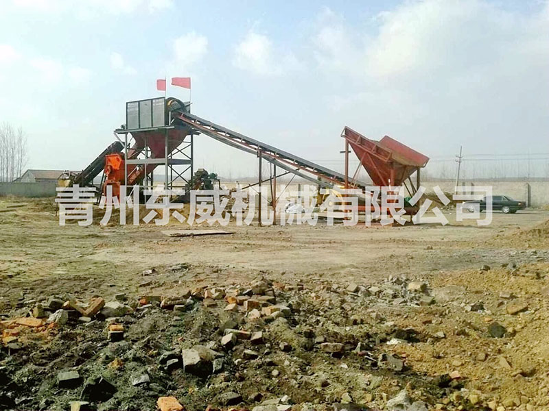 鵝軟石破碎製沙生產線