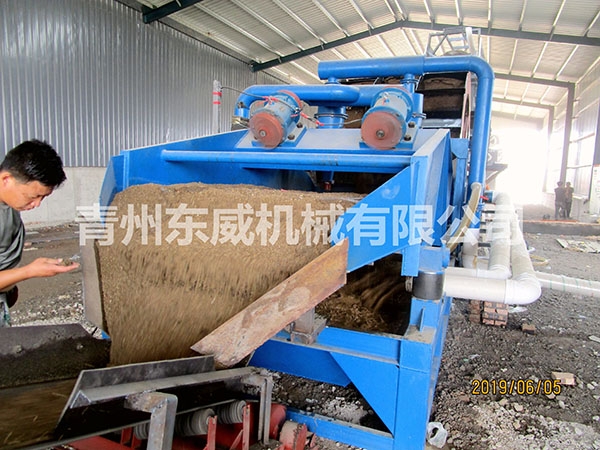 細（xì）沙回收機客戶使用現場