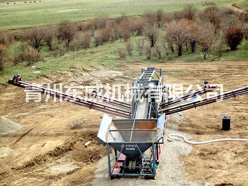 格（gé）爾（ěr）木篩沙（shā）機應用（yòng）現場