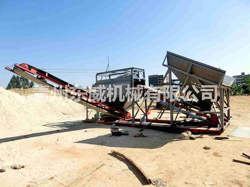 廣東肇(zhào)慶篩沙機應用現場
