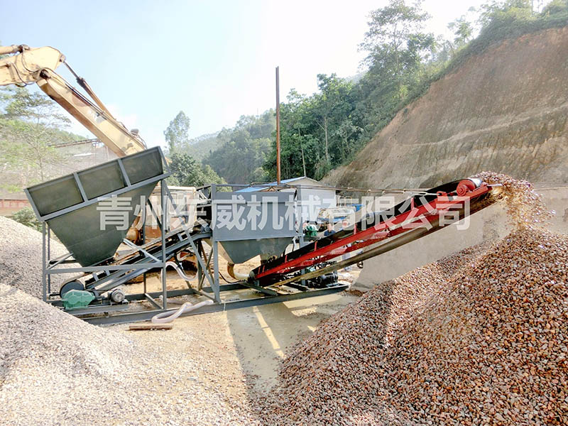 福建漳州洗（xǐ）石機應用現場