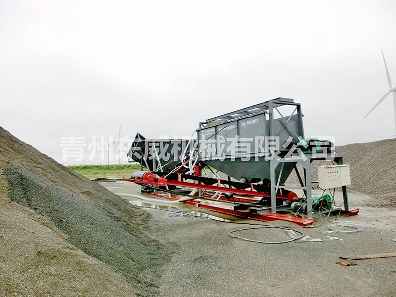 連雲港洗石機應用（yòng）現場