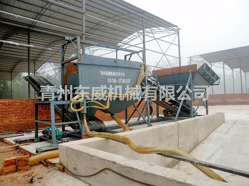 天津洗（xǐ）石機應用現場