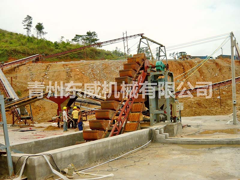 挖鬥洗沙機二次洗沙設（shè）備生產線