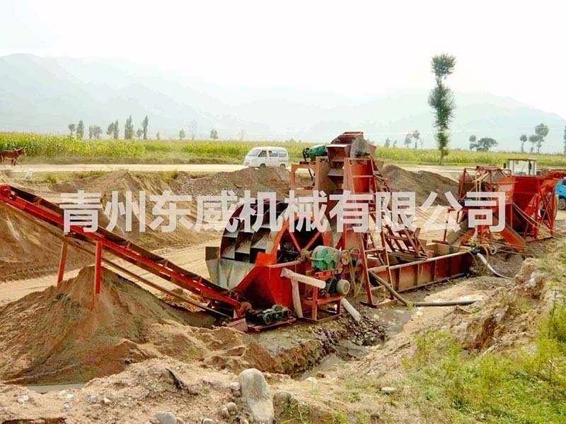 挖鬥洗沙機二次洗沙設備生產線